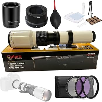 【新品未使用】yaman HRF-30r-eye-1 セット Amazon.com : OPTURA HD White 500mm/1000mm f/8 Manual Telephoto